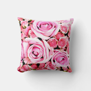 Roze roze bouquet kussen
