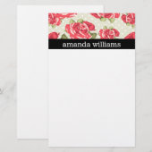 Roze Roze Briefpapier (Voorkant / Achterkant)