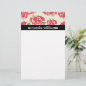 Roze Roze Briefpapier (Staand voorkant)