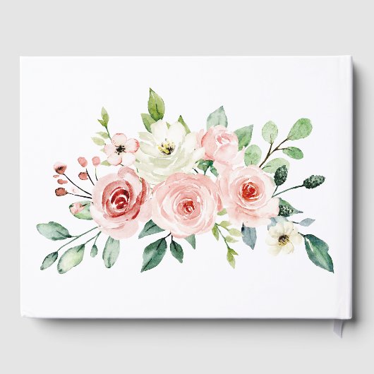 Roze roze bruidbruistoets gastenboek (Achterkant)