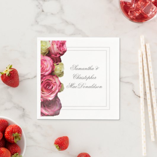 Roze roze bruinbruin servet (Insitu)