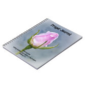  Roze Roze Bud Art Prayer Journal Notitieboek (Linkerzijde)