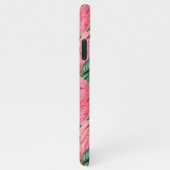 Roze Roze Bud Botanisch design iPhone Hoesje (Rechterkant)