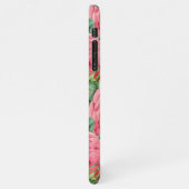 Roze Roze Bud Botanisch design iPhone Hoesje (Linkerkant)