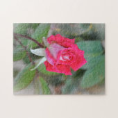  Roze Roze Bud Tuin Kunst Puzzel Legpuzzel (Horizontaal)