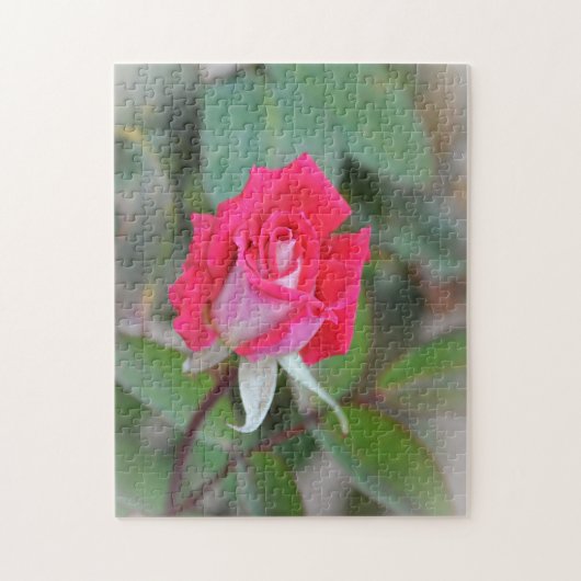  Roze Roze Bud Tuin Kunst Puzzel Legpuzzel (Verticaal)