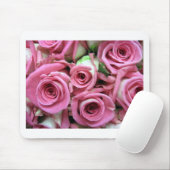 Roze roze Buds Muismat (Met muis)