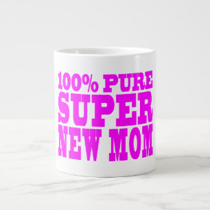 Roze roze cadeaus 4 nieuwe momen : Super New Mam Grote Koffiekop