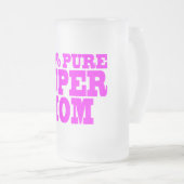 Roze roze cadeautjes voor momen : Super Mam Matglas Bierpul (Voorkant rechts)