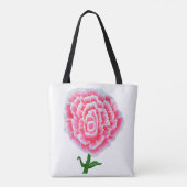 Roze roze Canvas tas voor schilderen (Achterkant)