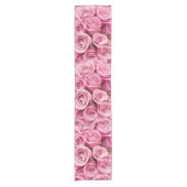 roze roze collage korte tafelloper (Voorkant)