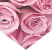 roze roze collage korte tafelloper (Hoek)
