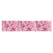 roze roze collage korte tafelloper (Horizontaal)
