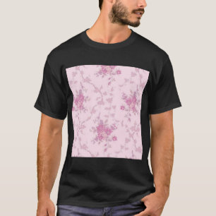 Roze roze coquette print Chiffon Top