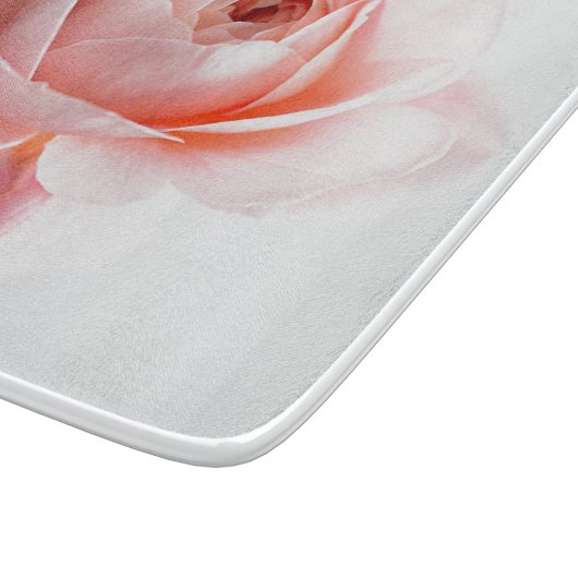 Roze roze decoratieve glazen snijvlak snijplank (Hoek)