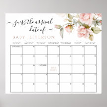 Roze Roze Douche Guess Vervaldatum Kalender