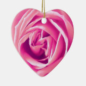 Roze roze druk keramisch ornament (Rechts)