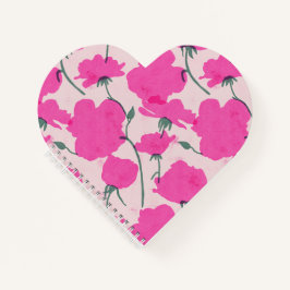 Roze roze druk notitieboek