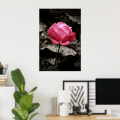 Roze roze druk poster (Thuiskantoor)