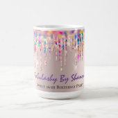 Roze roze druppels Vrijgezellenfeest 16th Koffiemok (Center)