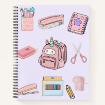 Roze Roze Eenhoorn Schoolbenodigdheden Collectie