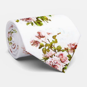 Roze Roze, elegant stropdas voor florale bruiloft