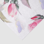 Roze roze en blauwe vlinderbloemige papieren tissuepapier (Detail)