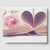 Roze roze en boek (Achterkant)