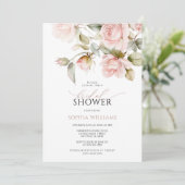 Roze roze en groen Vrijgezellenfeest met bladeren Kaart (Staand voorkant)