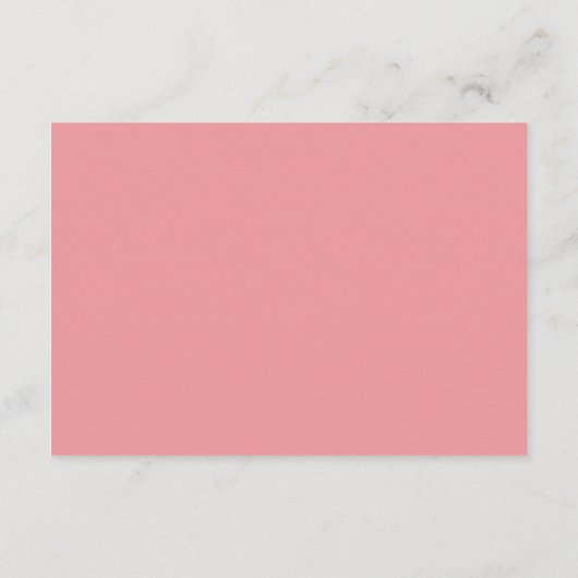 Roze roze en groene bladeren Boeken aanvragen Kaar Informatiekaartje (Achterkant)