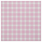 Roze roze en witte geruite ruit stof (Swatch)