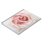 Roze roze en witte hout Shabby Chic Farmhouse Glam Notitieboek (Linkerzijde)