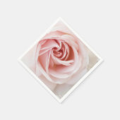 Roze roze en witte hout Shabby Chic Vrijgezellenfe Servet (Hoek)