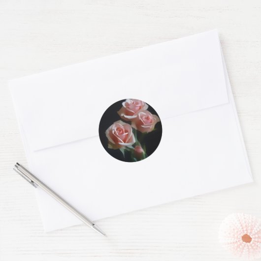Roze Roze Envelop Seal Stickers (Envelop)