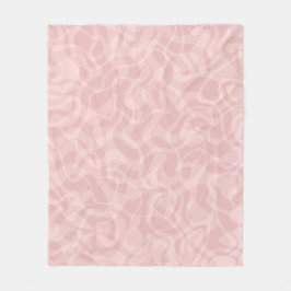 Roze roze fleece deken