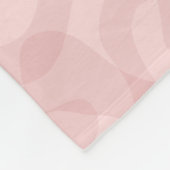 Roze roze fleece deken (Hoek)