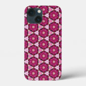Roze roze floraalpatroon Case-Mate iPhone case (Achterkant)