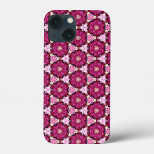 Roze roze floraalpatroon Case-Mate iPhone case