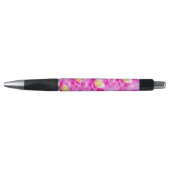 Roze roze floraalpatroon pen (Voorkant)