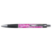 Roze roze floraalpatroon pen (Achterkant)