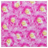 Roze roze floraalpatroon stof (Swatch)