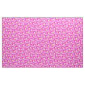 Roze roze floraalpatroon stof (Yard (91,4 cm))