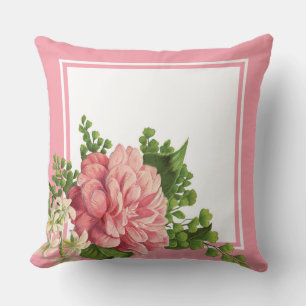 Roze Roze  Floral Bedroom Accent Kussen