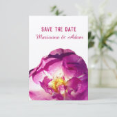 Roze roze foto, legant, sparen de Kaart van de Dat (Staand voorkant)