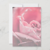 Roze roze foto voor Happy Retirement Party Kaart (Achterkant)