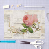 Roze roze  Frans schrijfpapier Tissuepapier (Craft)