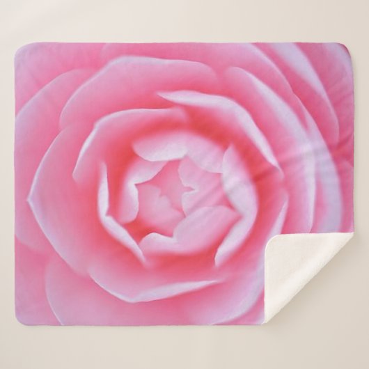 Roze roze (gemiddeld) sherpa deken (Voorkant (horizontaal))