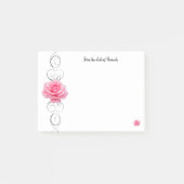 Roze roze gepersonaliseerde notities post-it® notes (Voorkant)