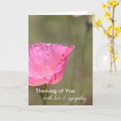 Roze, roze, gloeiende blik van u kaart (Gele Bloem)