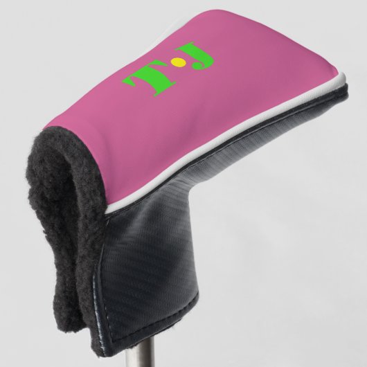 Roze Roze Golfheadcover (3/4 voorkant)